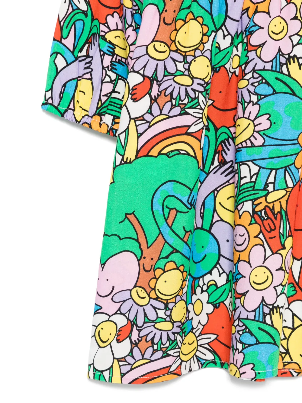Stella McCartney Kids graphic-print dress 999MC MULTICOLOR