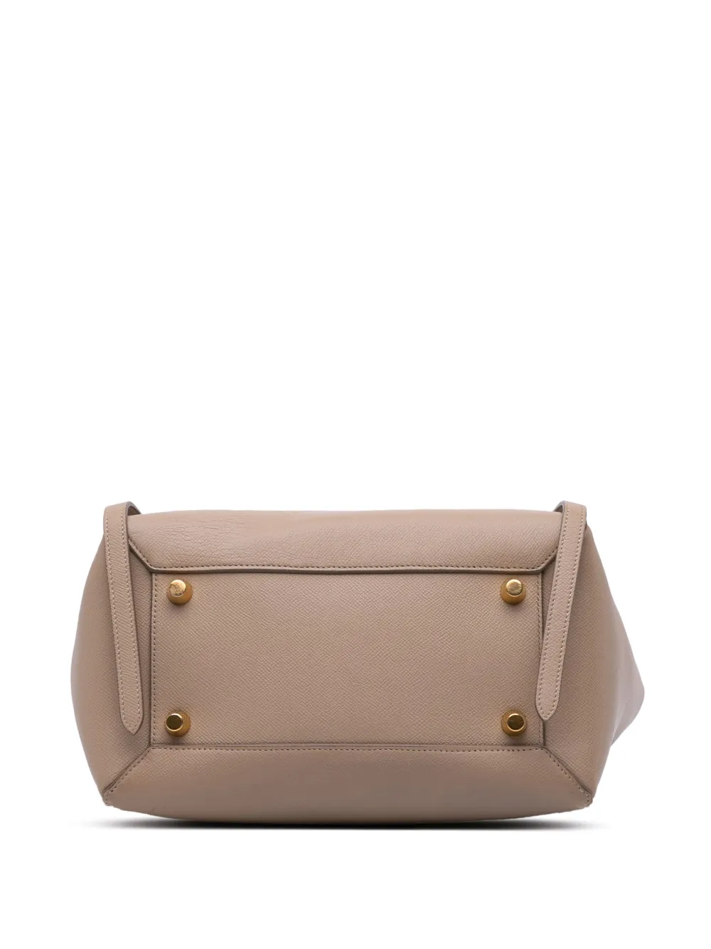 Pre-owned Celine 2018 Mini Leather Belt Bag Satchel In Brown