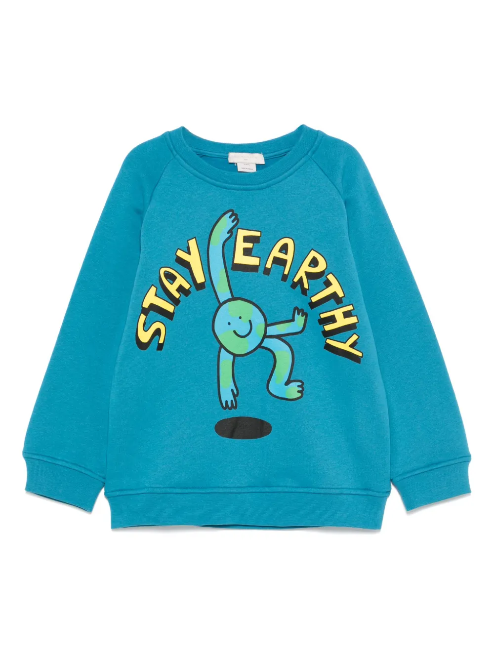 Stella McCartney Kids Sweater van katoen Blauw