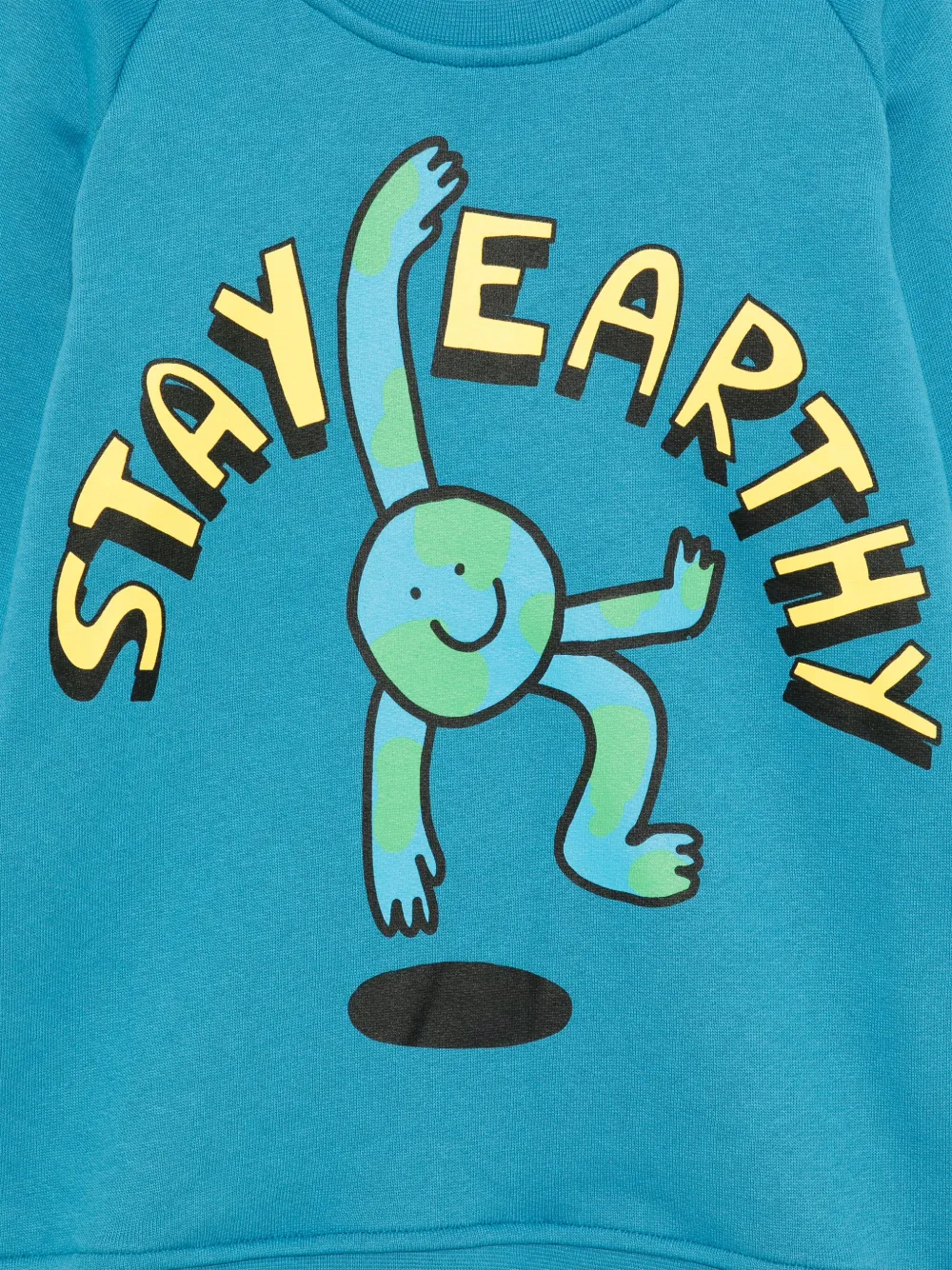 Stella McCartney Kids Sweater van katoen Blauw