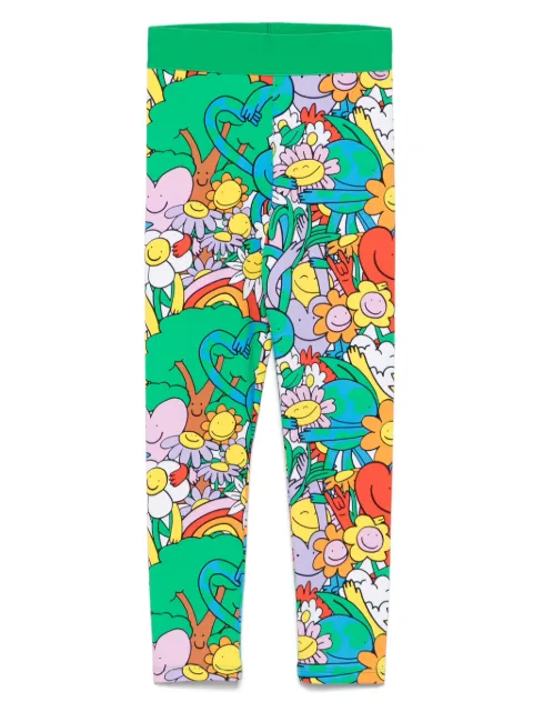 Stella McCartney Kids floral-print leggings