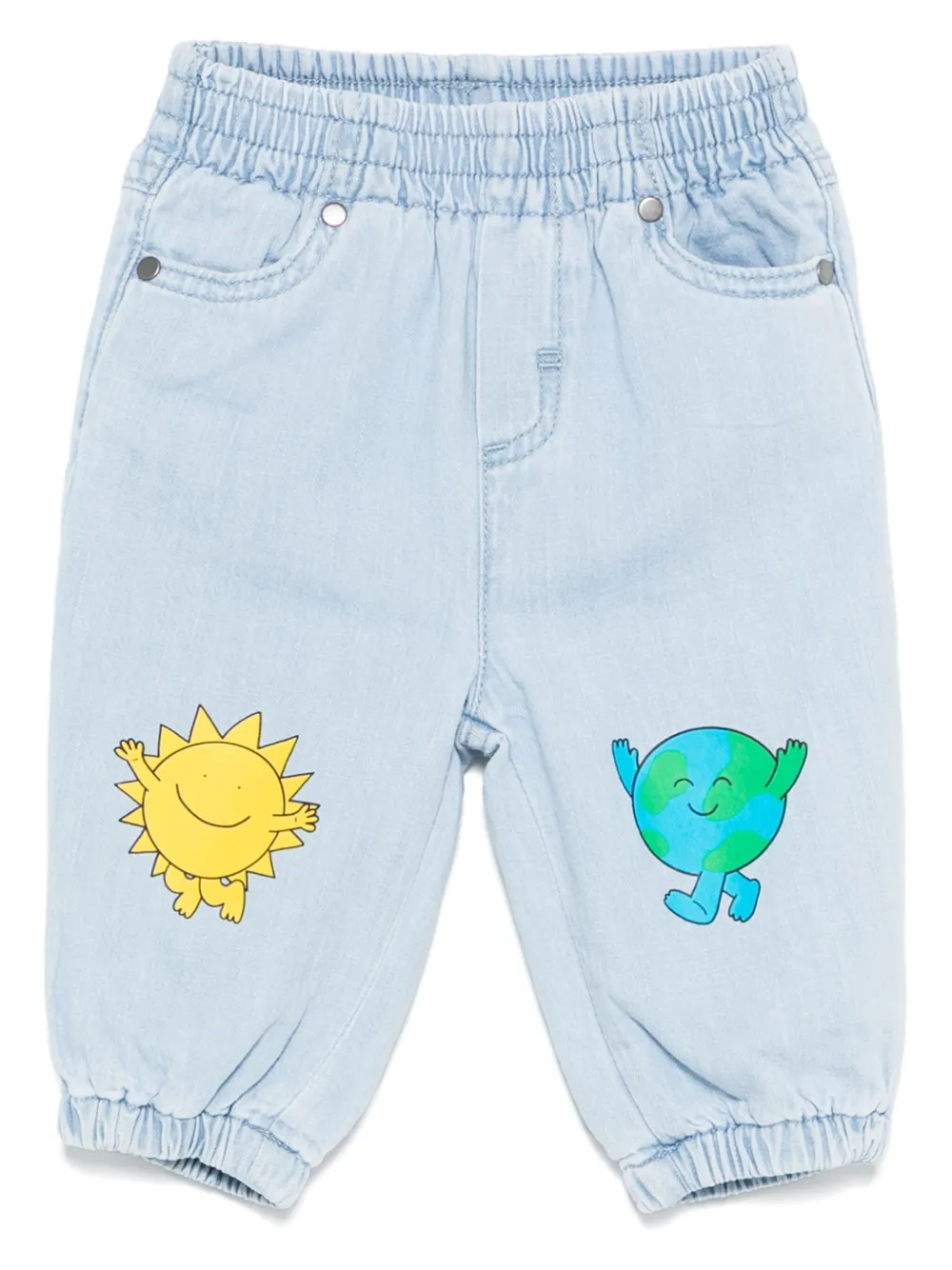 Stella McCartney Kids Earth Friends jeans Blauw