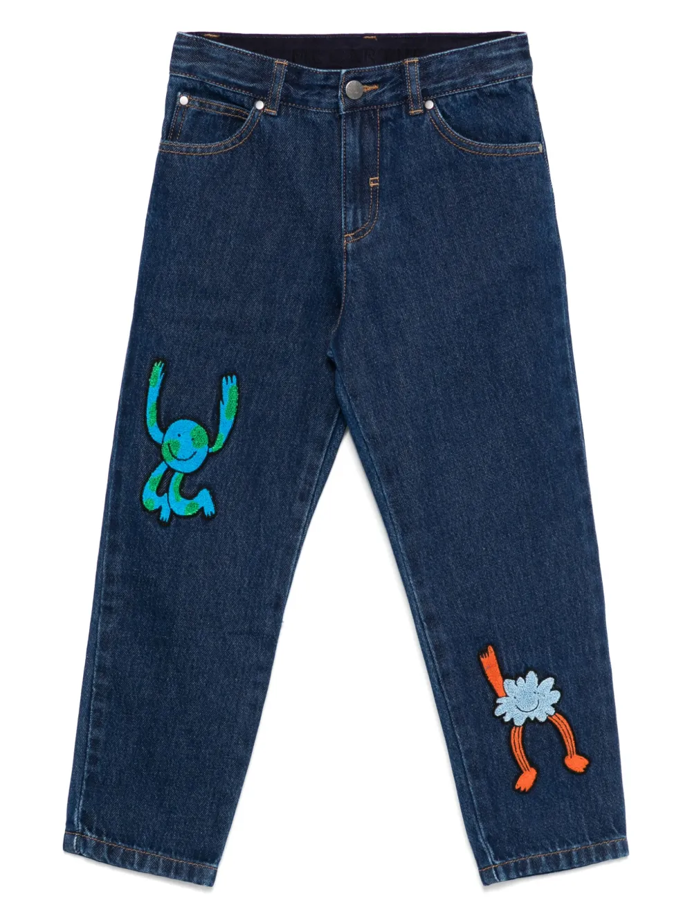 Stella McCartney Kids Earth Friends jeans Blauw