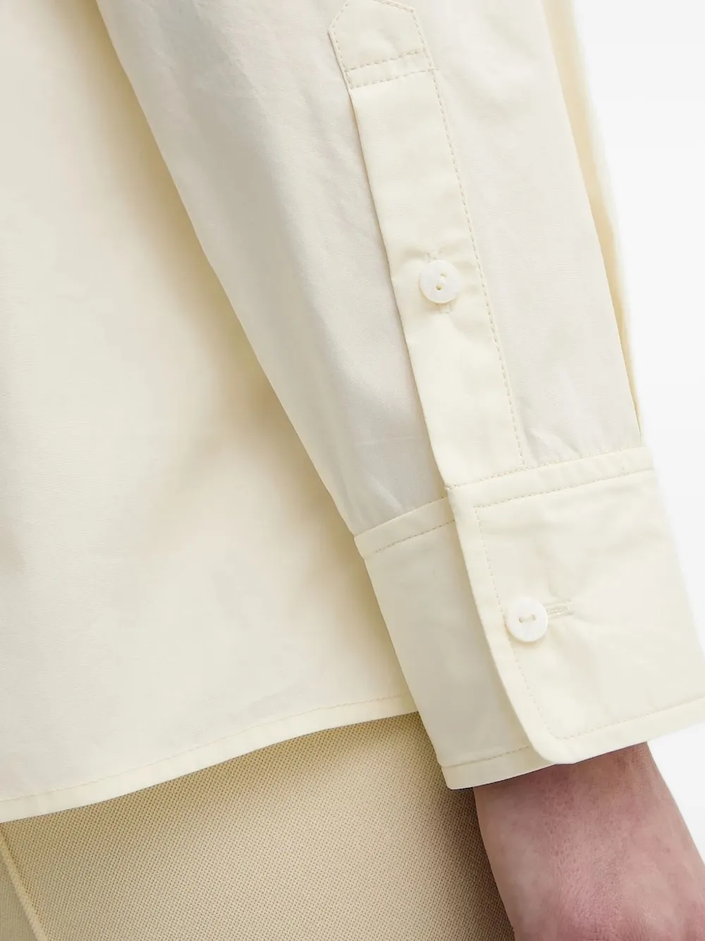 Isabelle Blanche belted shirt dress Beige