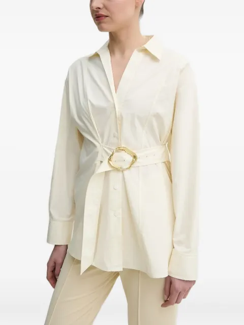 Isabelle Blanche belted shirt dress