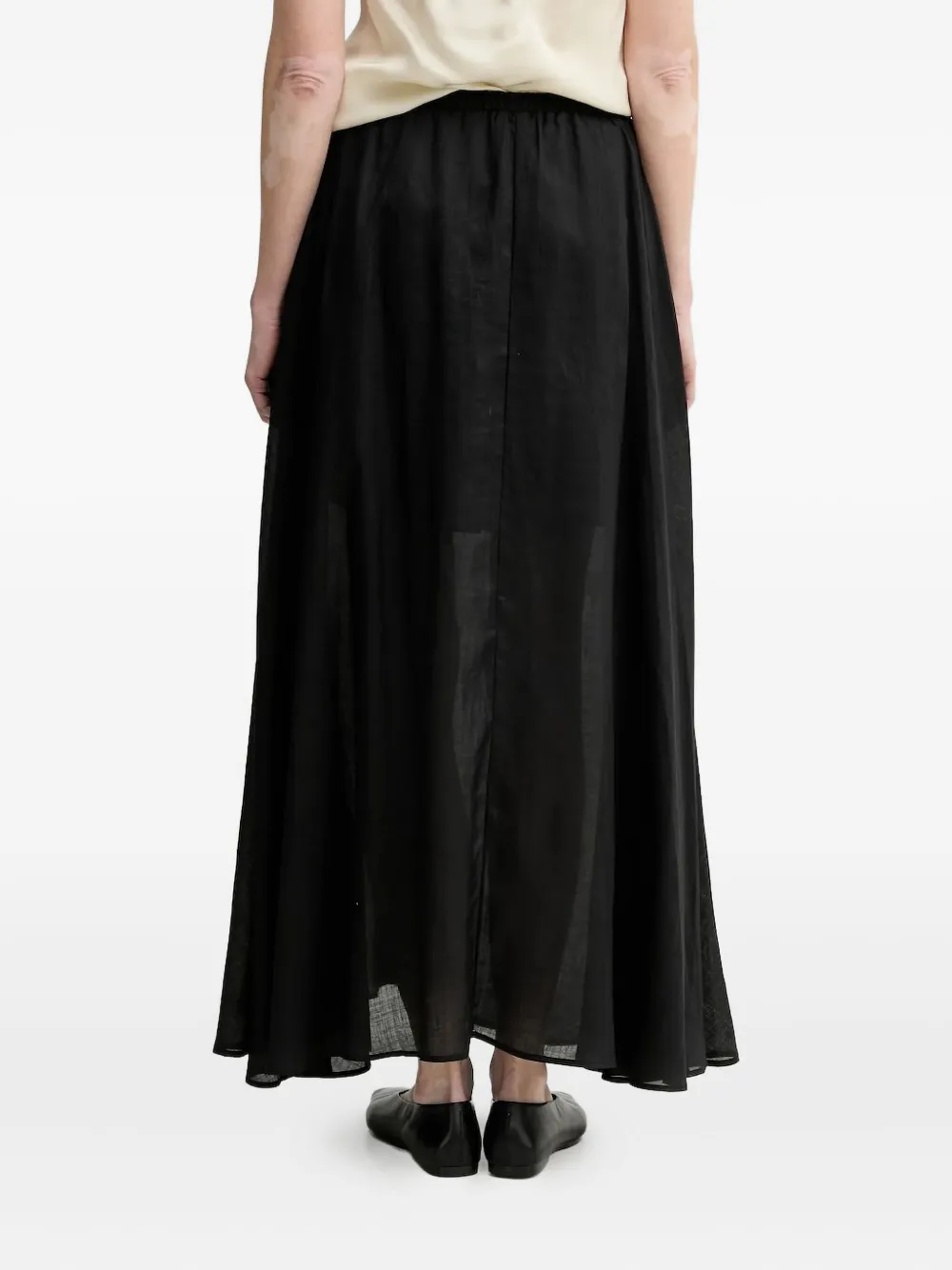Isabelle Blanche A-line Skirt In Black