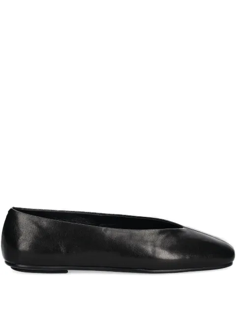 Jeffrey Campbell square-toe leather flats