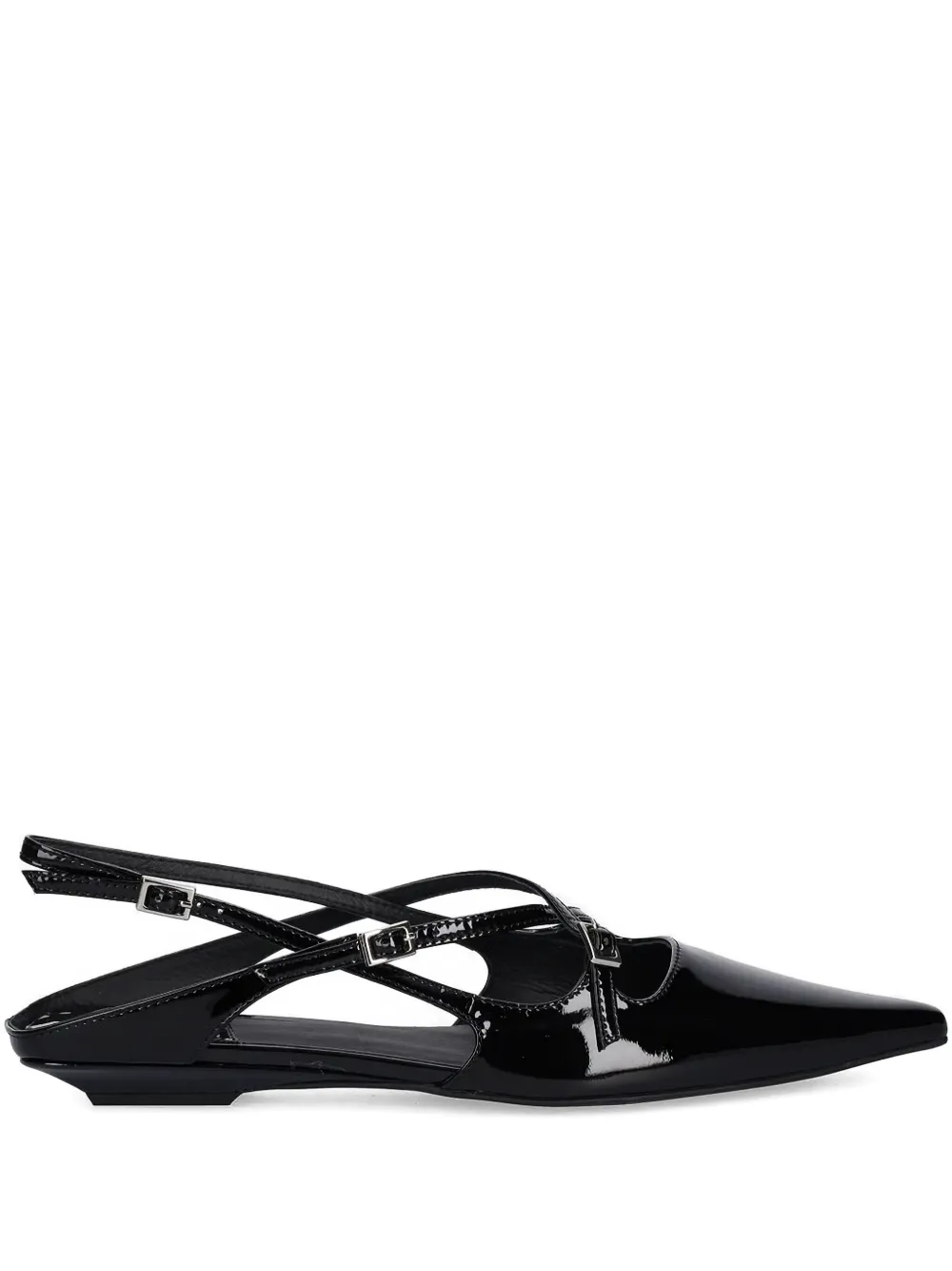Jeffrey Campbell Slingback Pointed-toe Pumps In Black