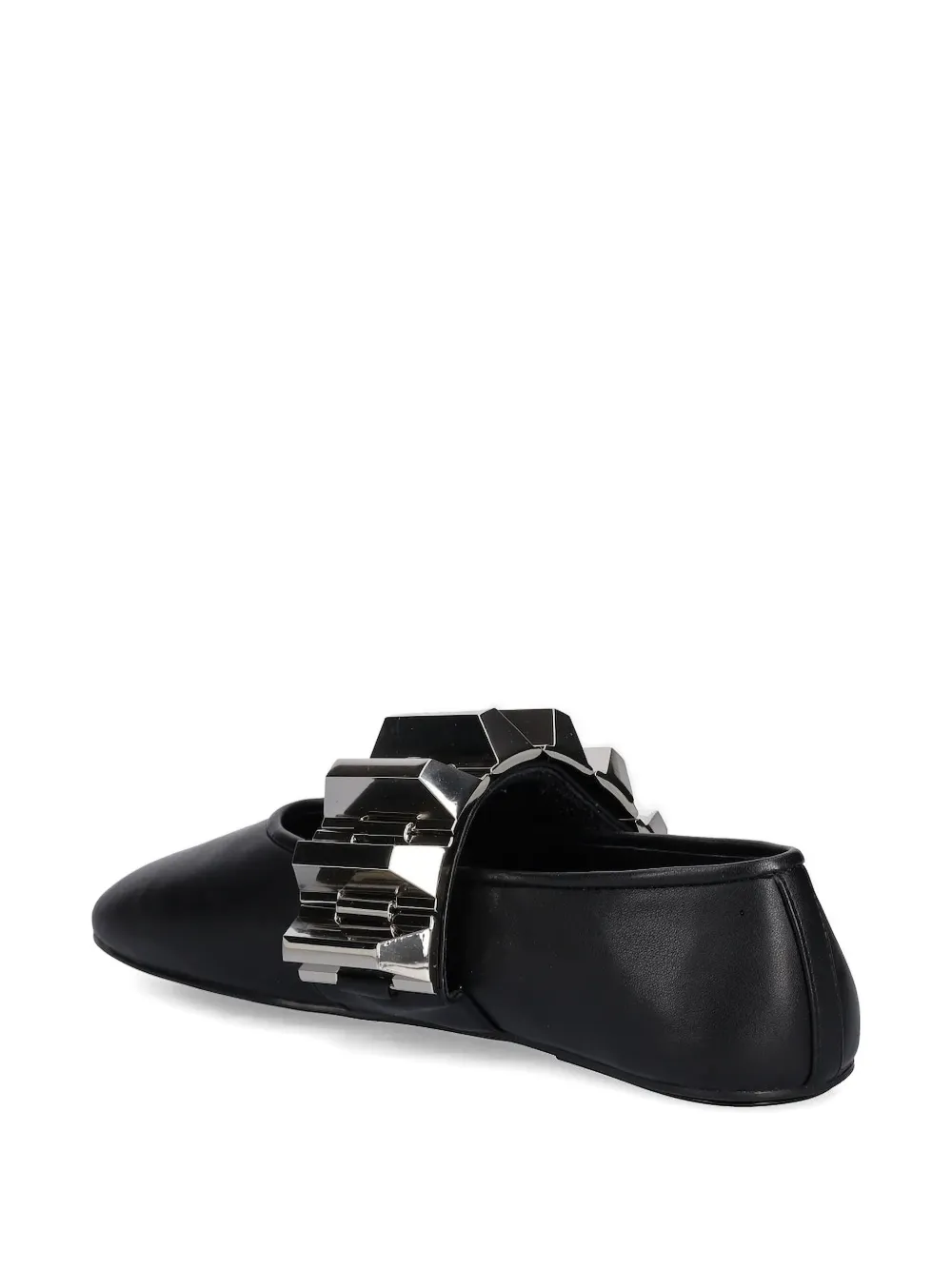 Jeffrey Campbell Round-toe Ballet Flats In Black