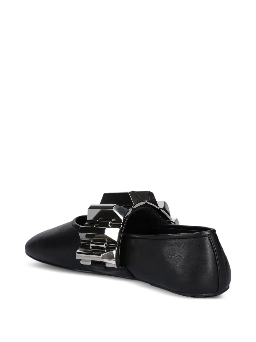 Jeffrey Campbell Ballerina's met ronde neus Zwart