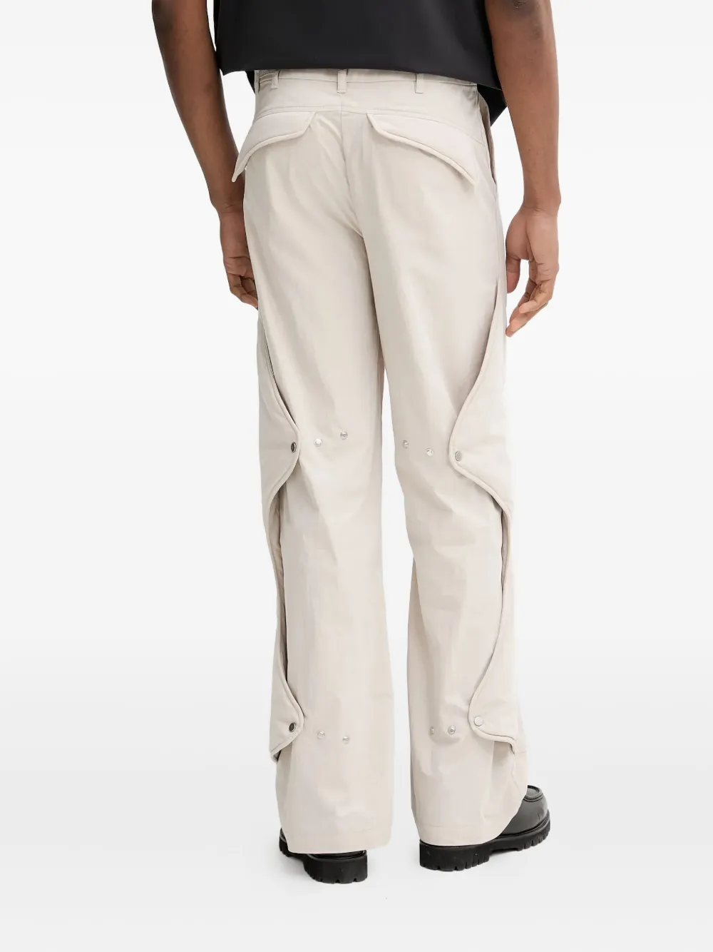 HELIOT EMIL Broek met gewelfd vlak Beige