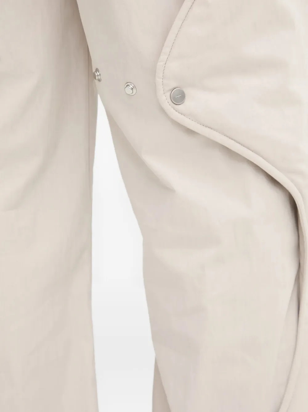 HELIOT EMIL Broek met gewelfd vlak Beige