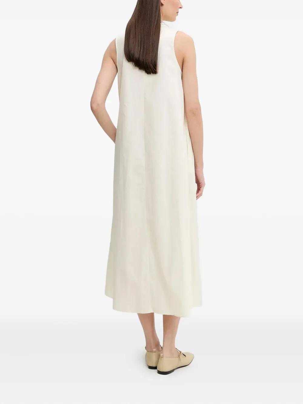 Isabelle Blanche Jurk verfraaid met kristallen - Beige
