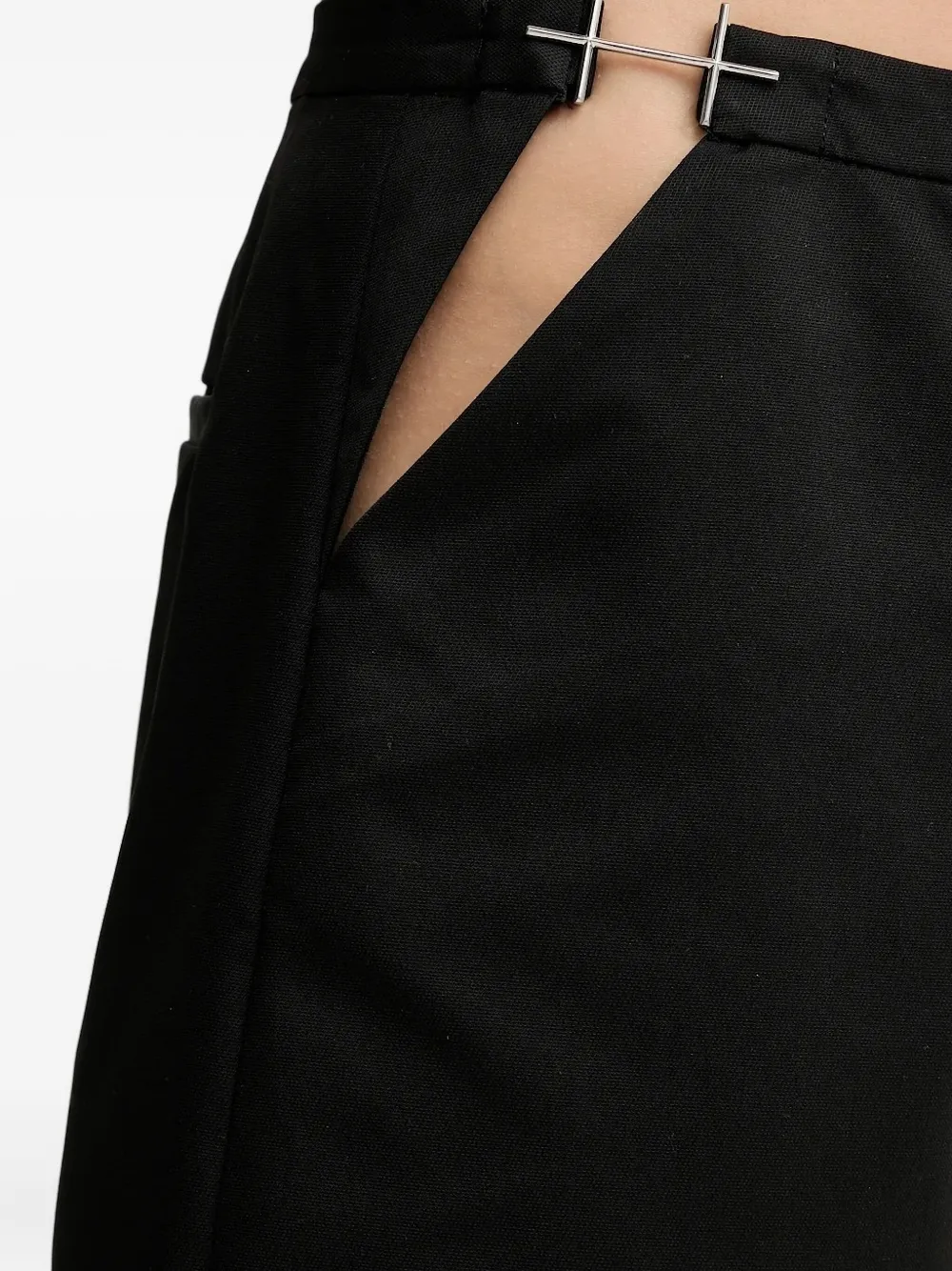 Heliot Emil Cut-out Shorts In Black