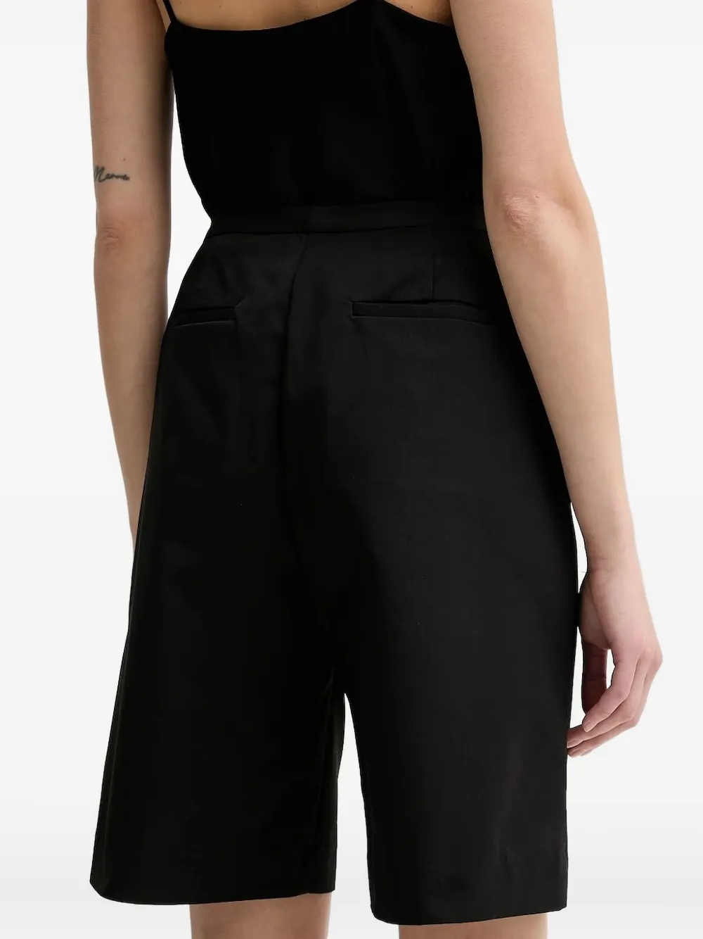 Heliot Emil Cut-out Shorts In Black