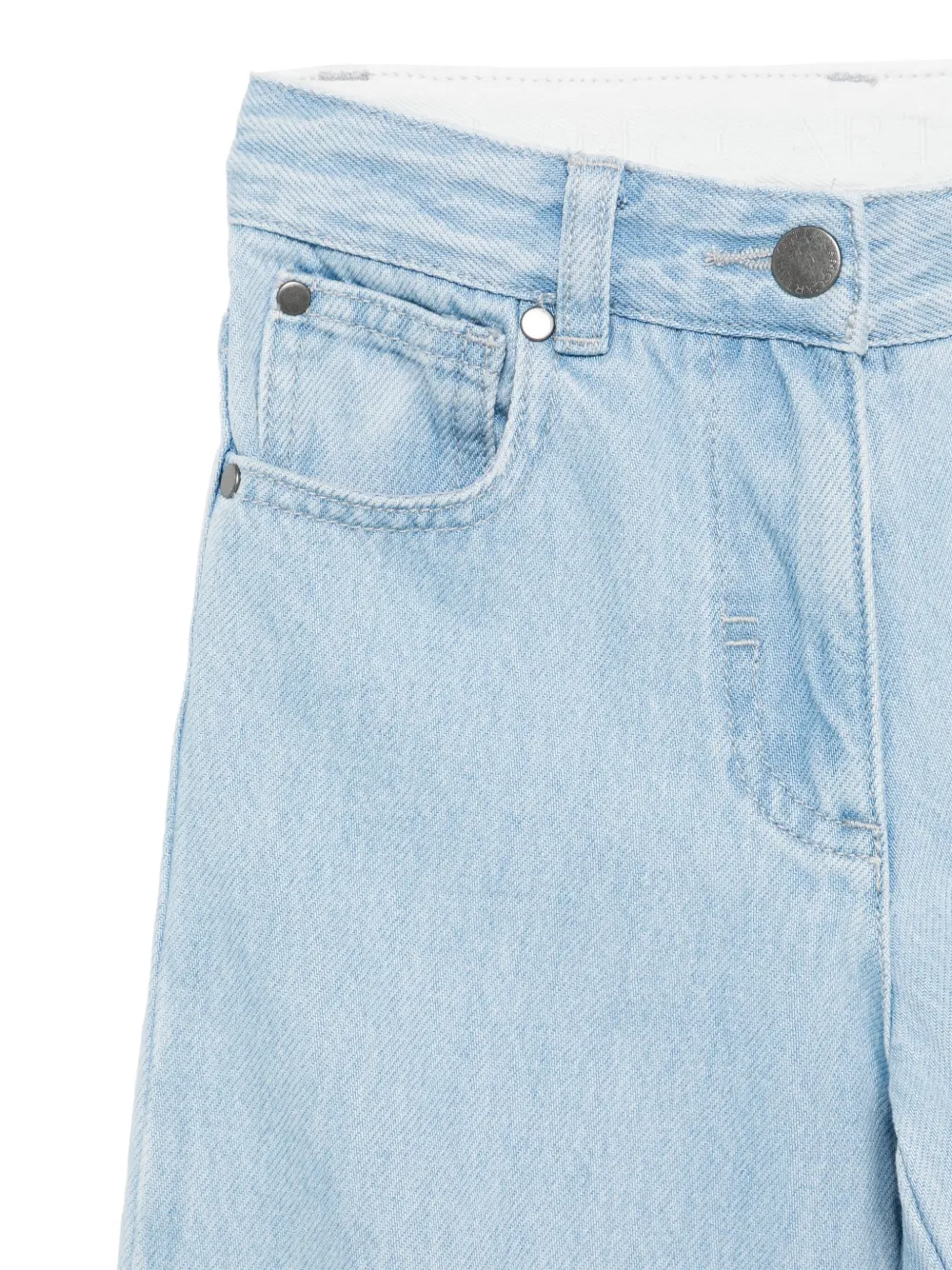 Stella McCartney Kids floral-print jeans Blauw