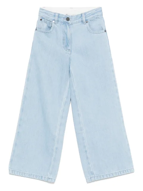 Stella McCartney Kids floral-print jeans