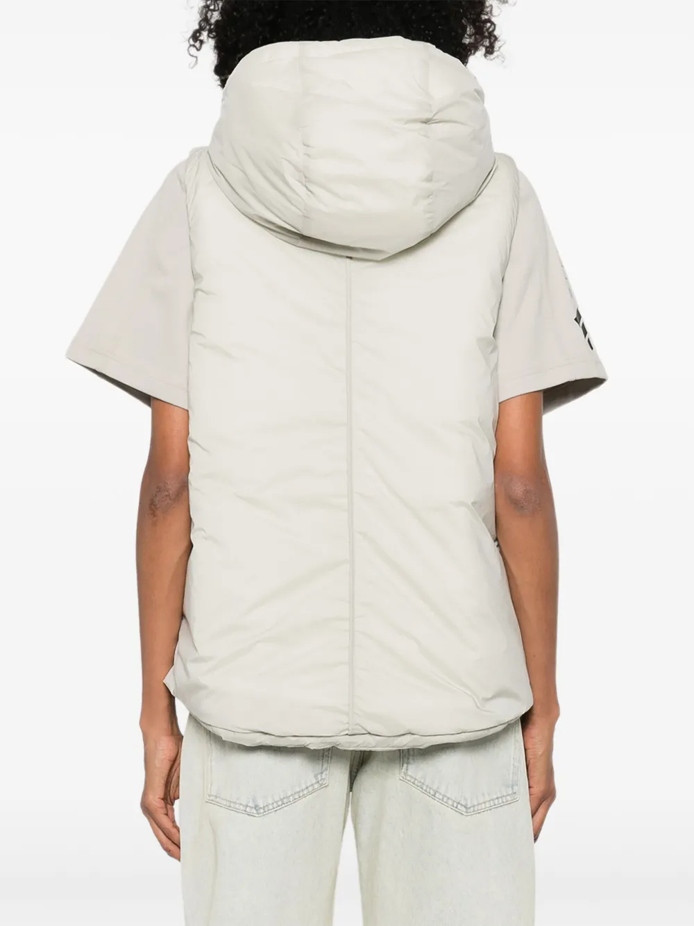 adidas by Stella McCartney Bodywarmer met capuchon Beige