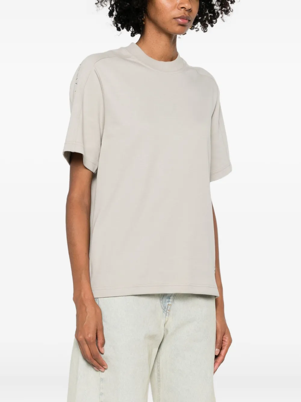 adidas by Stella McCartney T-shirt met logoprint Grijs