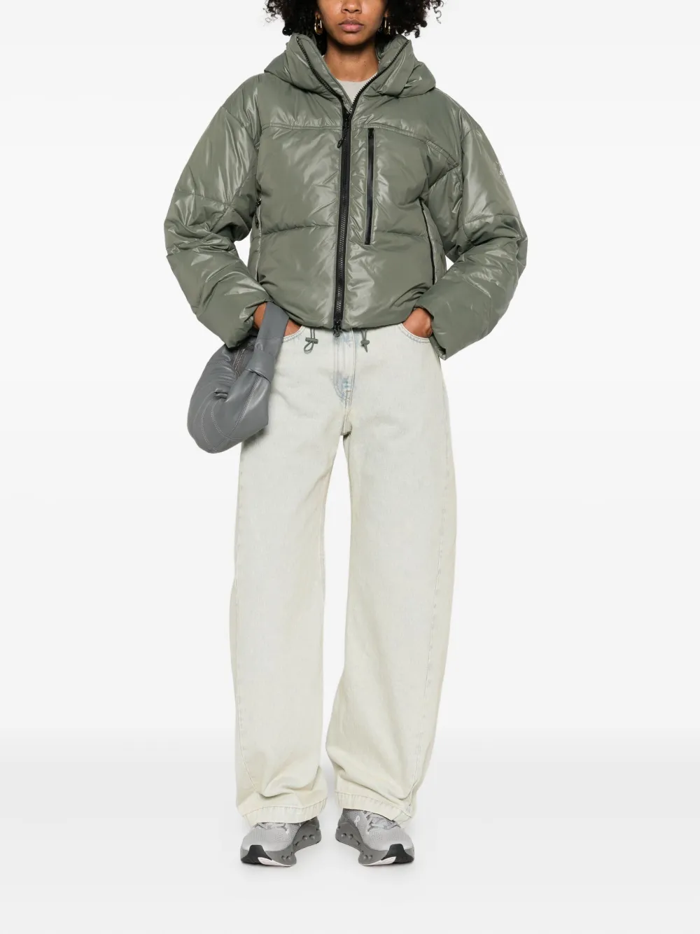 adidas by Stella McCartney hooded puffer jacket | Down Jackets | Image 2