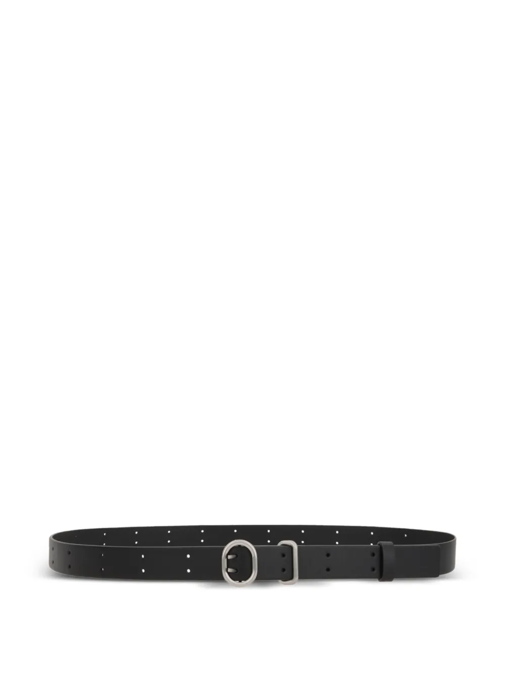 Jil Sander Riem met ovalen gesp Zwart