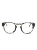 Eyewear by David Beckham round-frame glasses - Grey