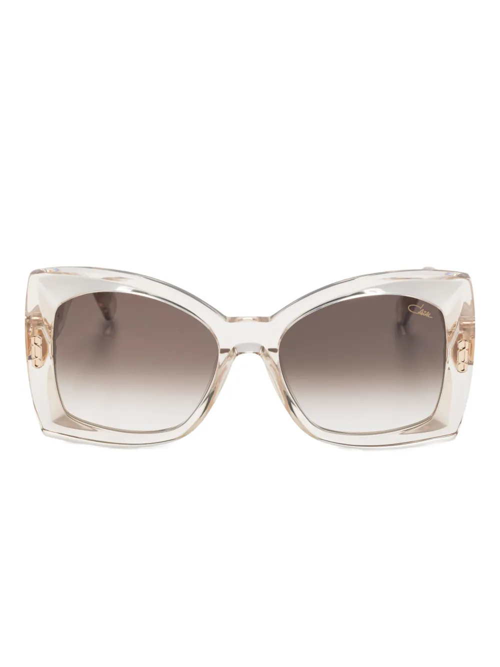 Cazal Bril met oversized montuur Beige