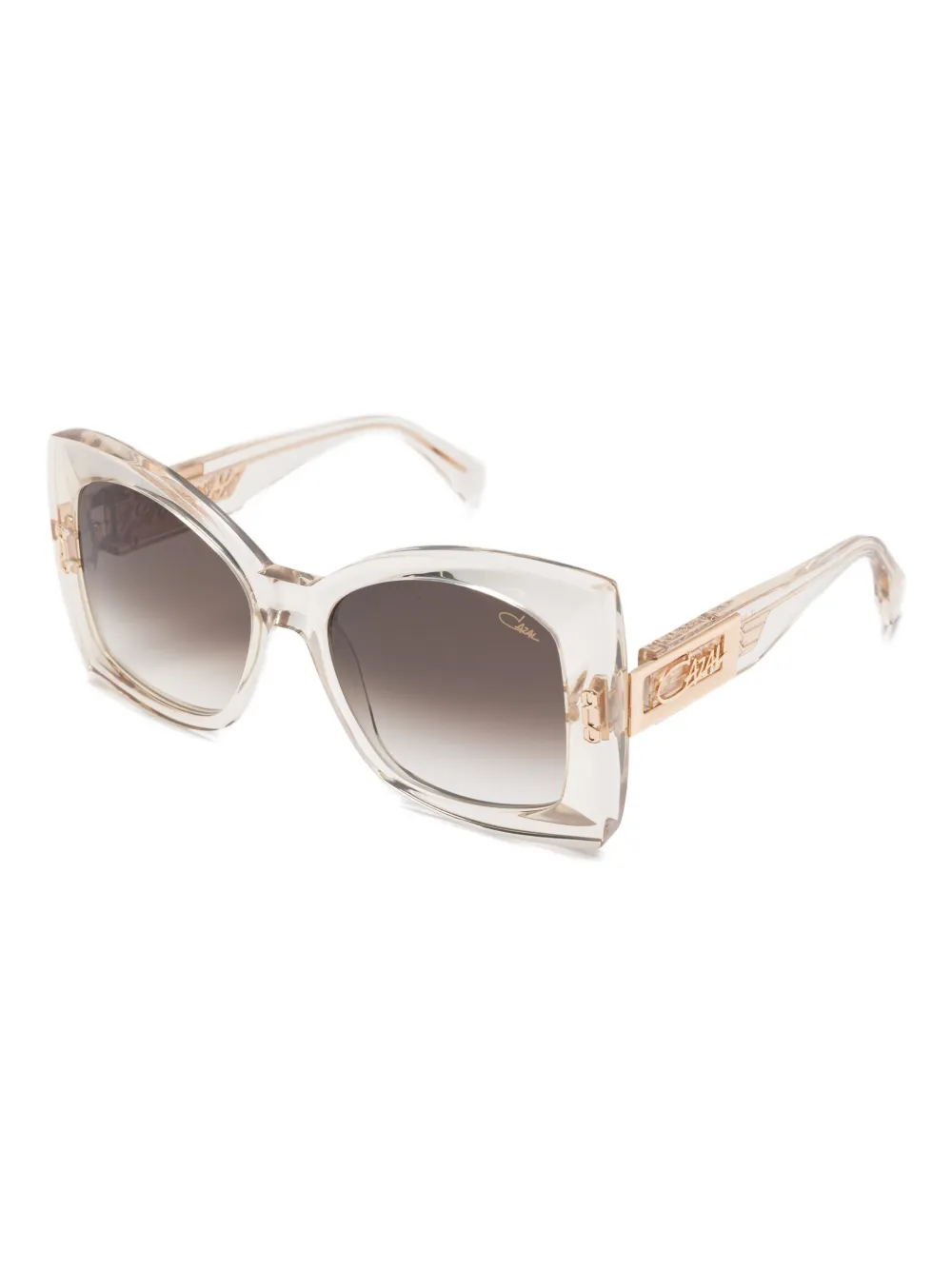 Cazal Bril met oversized montuur Beige