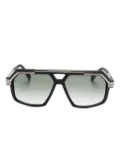 Cazal geometric-frame sunglasses - Black