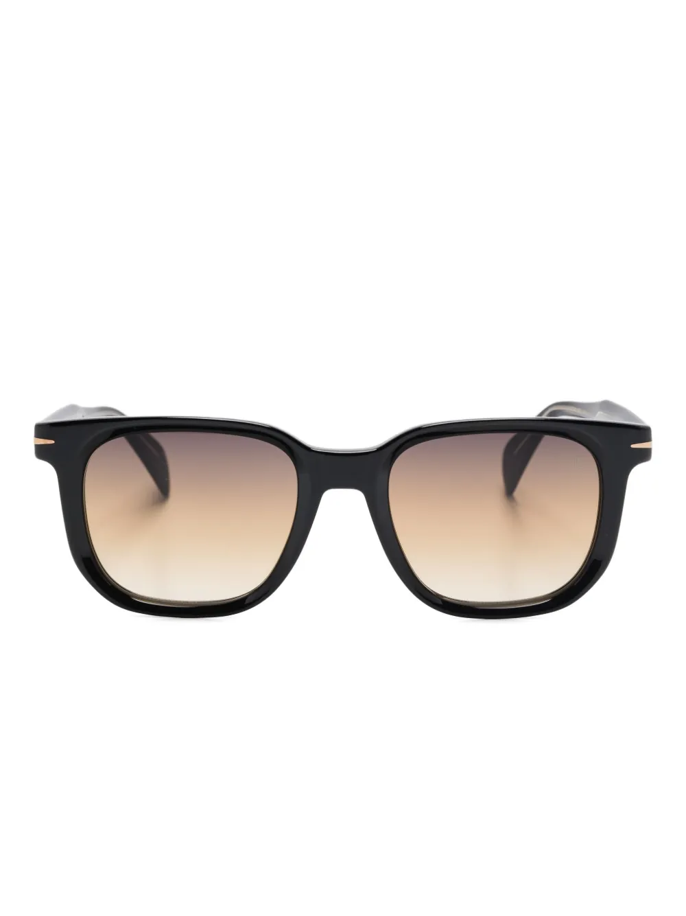 Eyewear by David Beckham Zonnebril met vierkant montuur Zwart