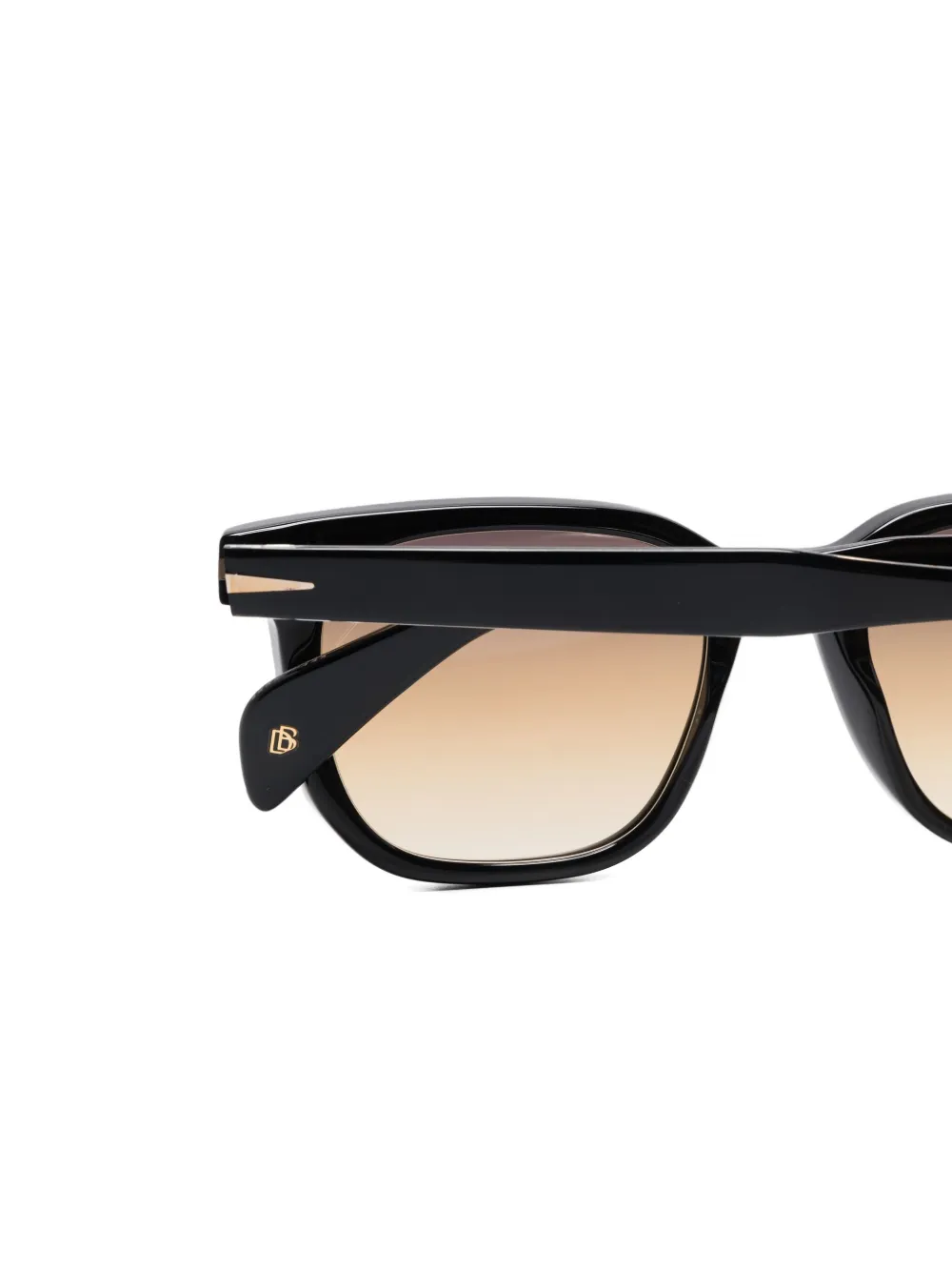 Eyewear by David Beckham Zonnebril met vierkant montuur Zwart