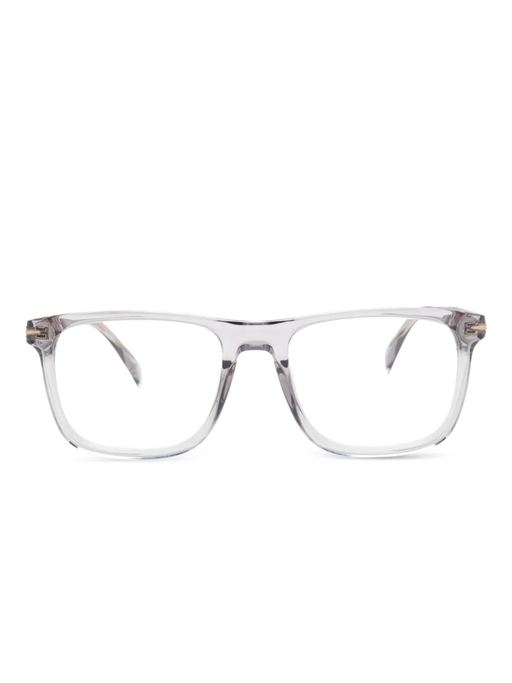 Eyewear by David Beckham スクエア眼鏡フレーム - グレー Eyewear by David Beckham スクエア眼鏡フレーム - グレー
