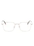 Eyewear by David Beckham square-frame glasses - Gold