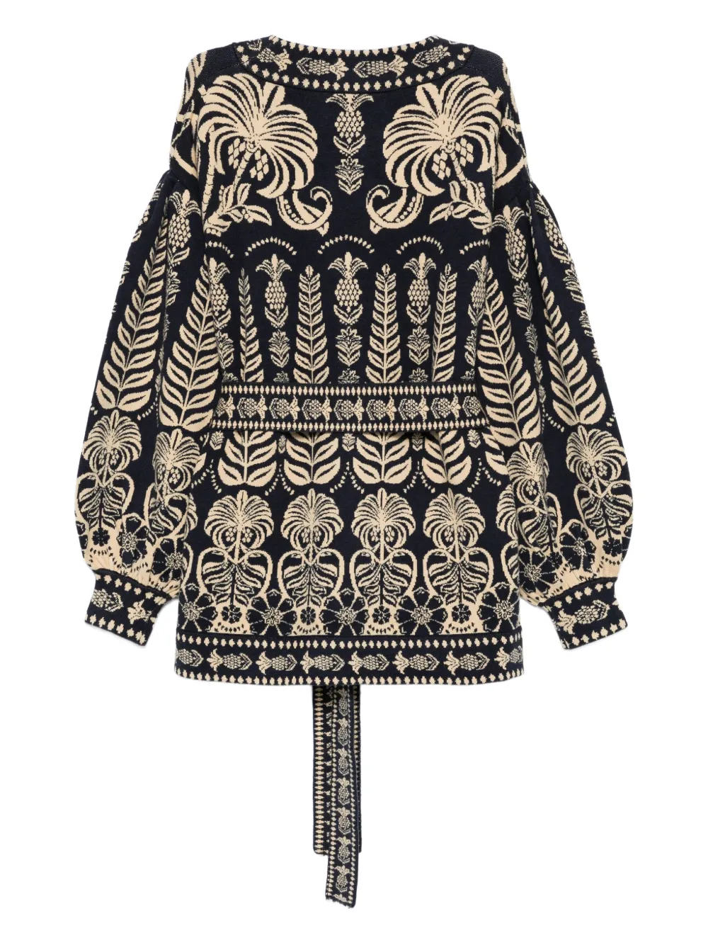 FARM Rio Intarsia vest Blauw