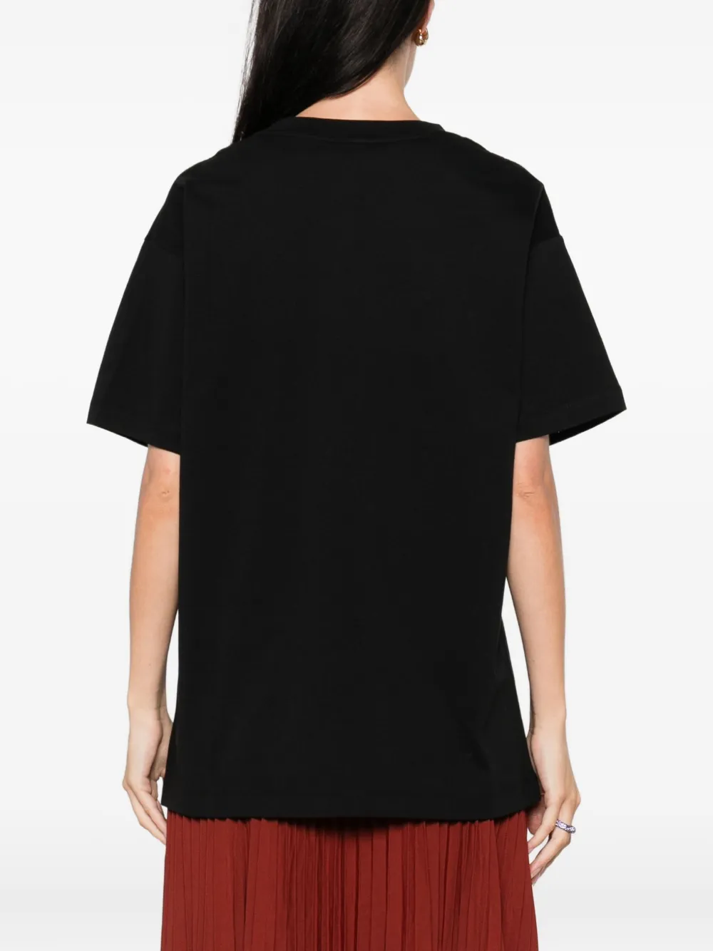 FARM Rio landscape-print T-shirt Zwart