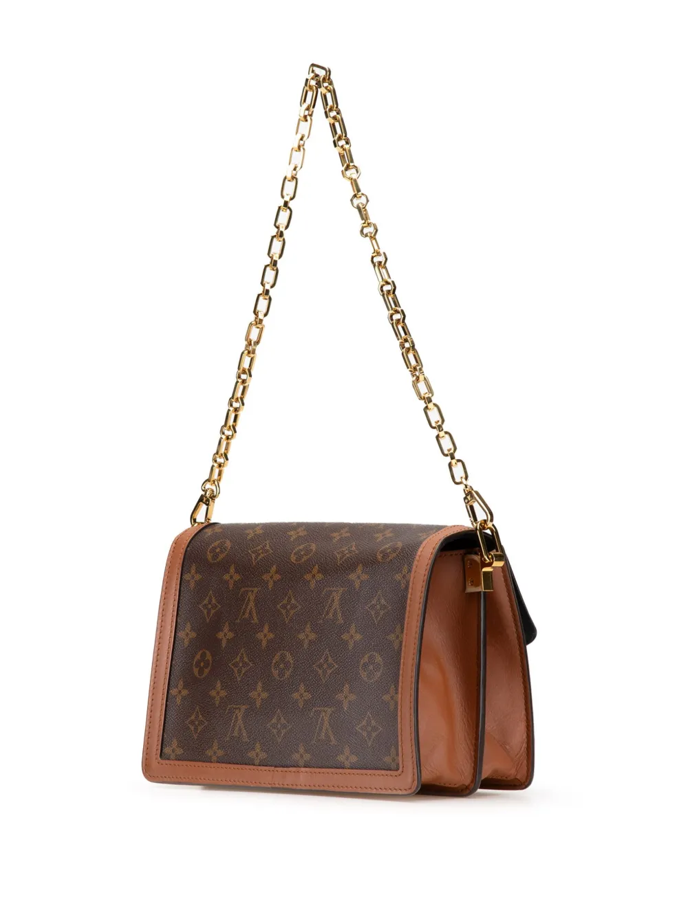 Pre-owned Louis Vuitton 2020 Monogram Reverse Dauphine Mm Satchel
