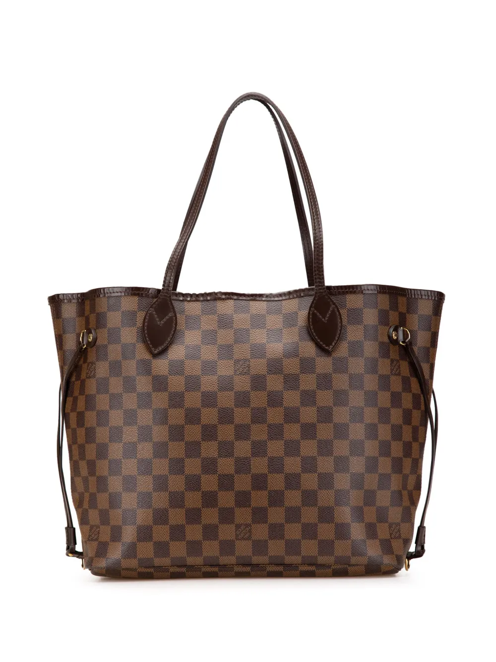 Louis Vuitton Pre-Owned 2008 Damier Ebene Neverfull MM tote bag - ブラウン Louis Vuitton Pre-Owned 2008 Damier Ebene Neverfull MM tote bag - ブラウン
