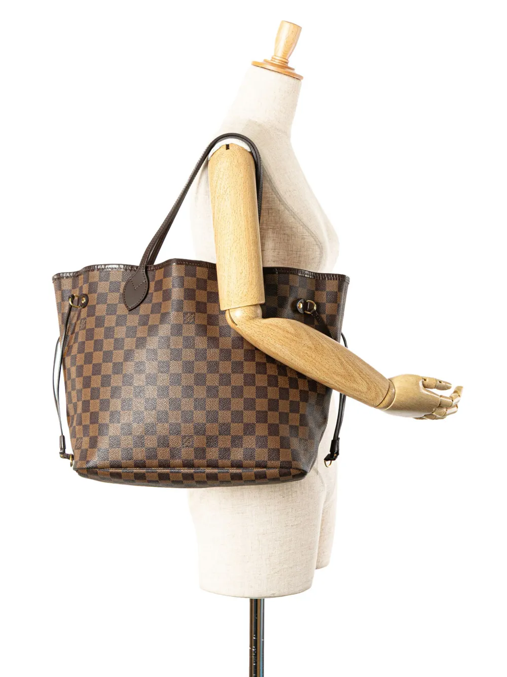 Louis Vuitton Pre-Owned 2008 Damier Ebene Neverfull MM tote bag | Pre-Owned | Image 2