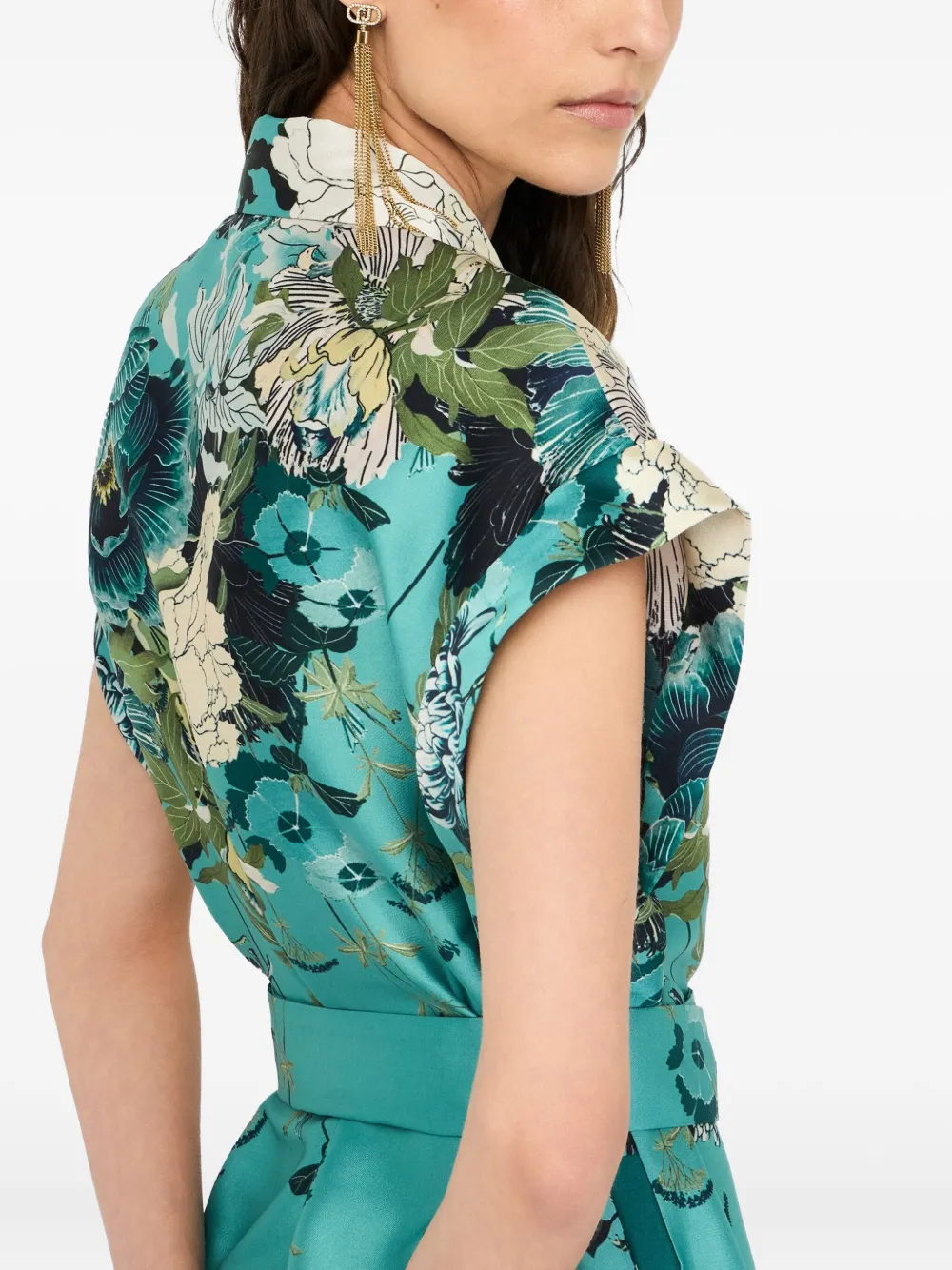 ワンピース LIU JO Woman Dress Blue CA5245T3970 X0648 Short dress with bow colour sapphire blue | Liu Jo