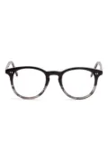 Epos tortoiseshell-effect oversized glasses - Black