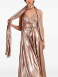 LE RJTANGE metallic draped scarf