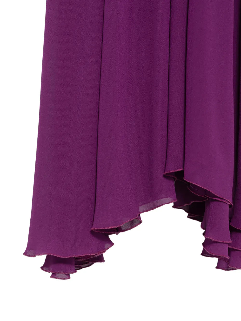 LE RJTANGE Maxi-jurk met V-hals Paars