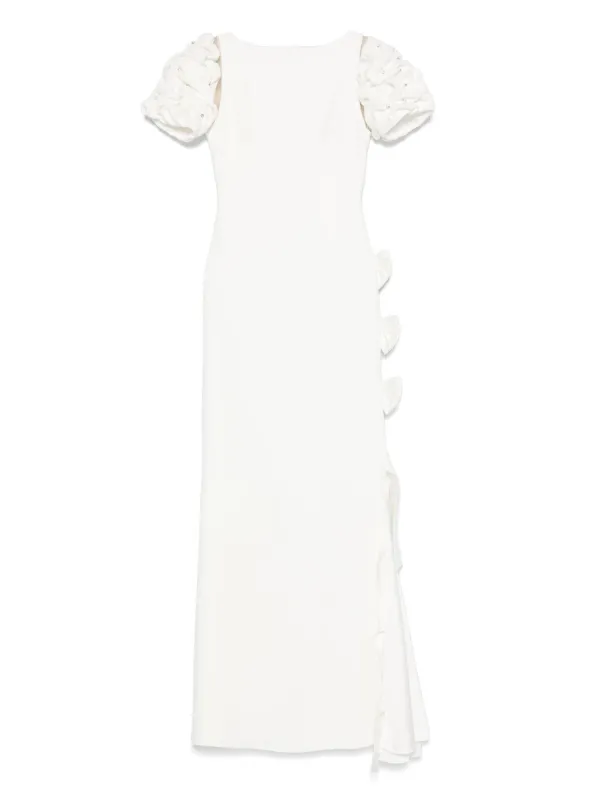 SILK LOVE & LACE Rosa Dress | White | FARFETCH