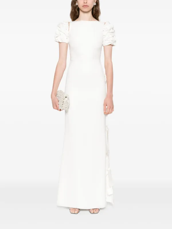 Silk Love & Lace Rosa Dress - White