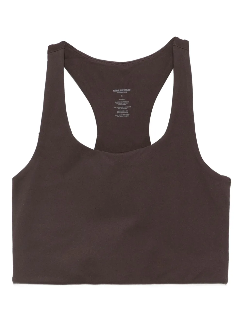 Girlfriend Collective Paloma racerback tank top - Braun
