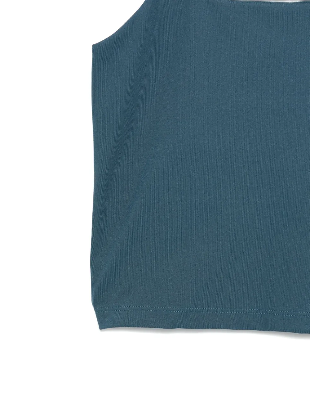 Girlfriend Collective Tommy tanktop met vierkante hals Blauw