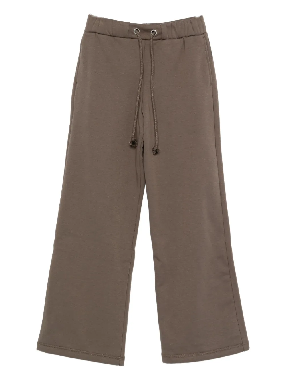 Girlfriend Collective Kalamata Flextrack Wide Leg Pant In Brown