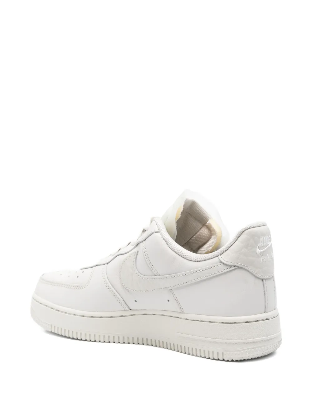 Nike Air Force 1 Leather Sneakers In Neutral