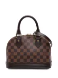 Louis Vuitton Pre-Owned 2014-2020 Damier Ebene Alma BB satchel - Brown