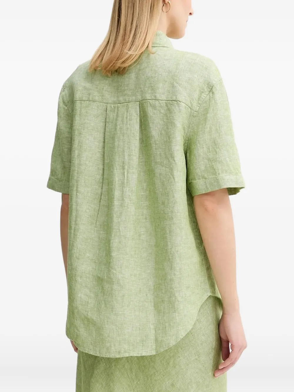 Samsoe & Samsoe Salarikar Short-sleeve Shirt In Green